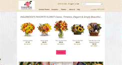 Desktop Screenshot of inglewoodparkflowershop.com